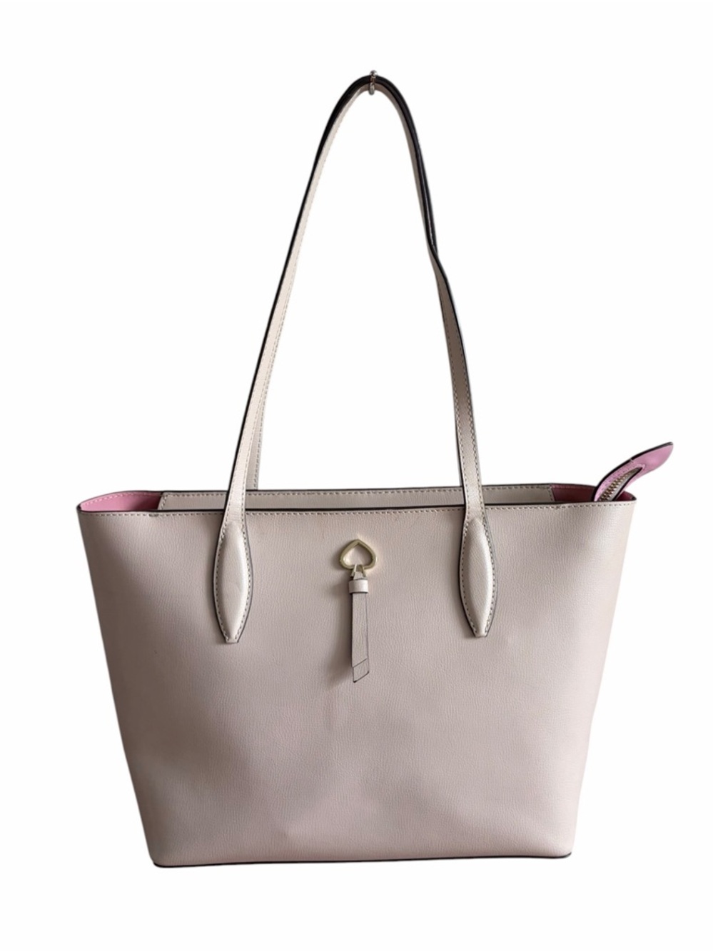 kate spade Gray Leather Tote with Front Slip Pocket - Picture 5 of 16